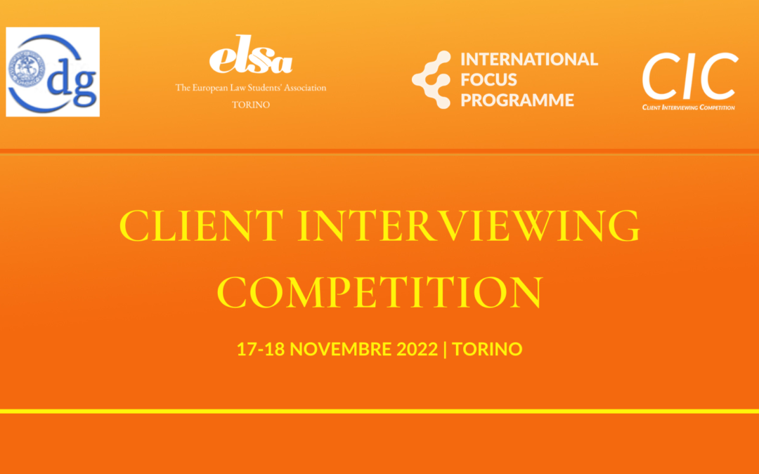 Client Interviewing Competition- Here we GO!